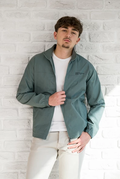 FBI Jeans Slimfit Gofre Kumaş Dik Yaka Astarlı Baharlık Mont - 2