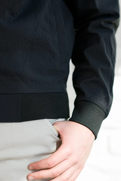 FBI Jeans Slimfit Gofre Kumaş Kolej Yaka Astarlı Baharlık Mont - 4