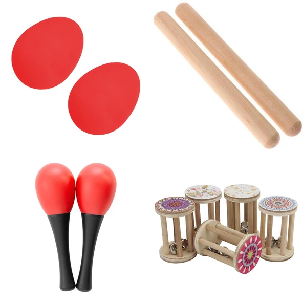 Jwin OPS-1601 Ritim Aletleri 16'lı Orff Perküsyon Seti - 5