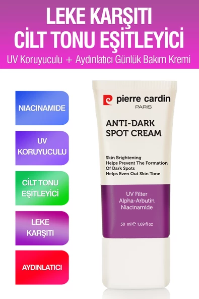 Pierre Cardin Leke Karşıtı Ve Cilt Tonu Eşitleyici, Uv Koruyuculu, Aydınlatıcı Günlük Bakım Kremi Yüz Ve Vücut 50 ml - 11