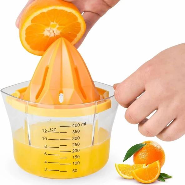 Piev Wenken 4 ü 1 Arada Rendeli Ölçülü Hazneli Limon Portakal Narenciye Sıkacağı - 4