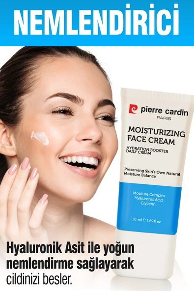 Pierre Cardin Nemlendirici & Besleyici Canlandırıcı Yüz, El Ve Vücut Günlük Bakım Kremi 24 Saat Etkili 50 ml - 12
