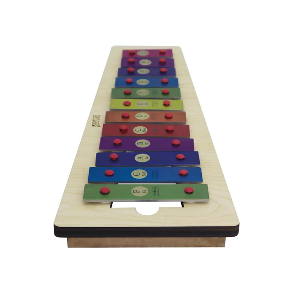 Jwin MT-12 Metalofon 12 Alüminyum Tuşlu Orff - Ritim Aleti + 2 Adet Baget - 3