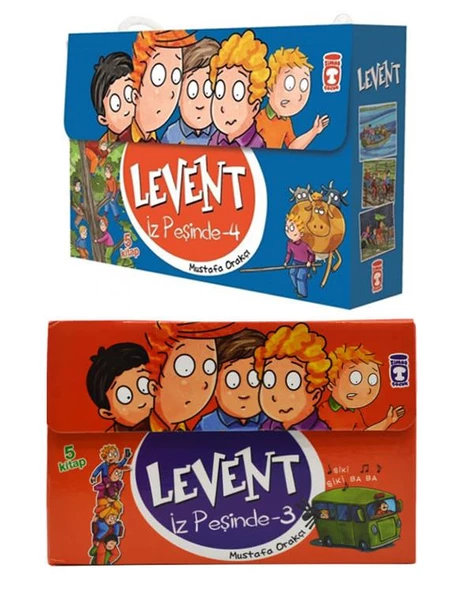 Levent İz Peşinde 3 ve 4 Kitap Set Timaş Çocuk