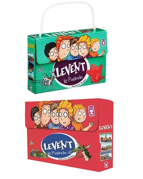 Levent İz Peşinde 1 ve 2 Kitap Set Timaş Çocuk