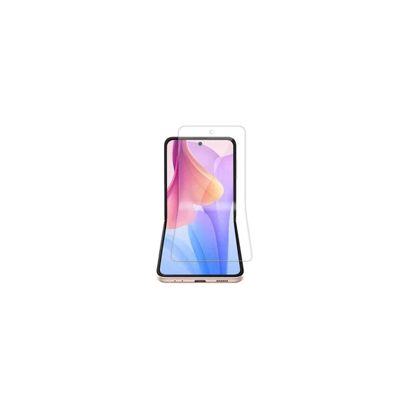 Samsung Z Flip 5 ile Uyumlu Ön & Arka Full Body Esnek Nano Çizilmez Ekran Koruyucu - Resim 2