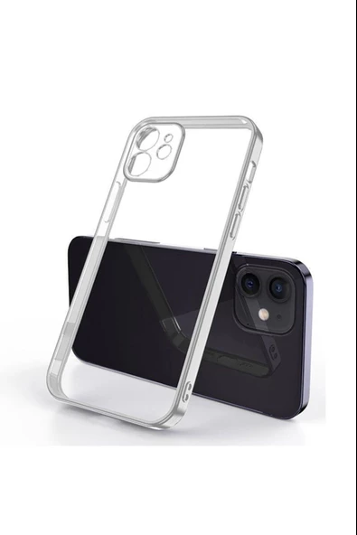 İphone 14 Plus Lazer Kamera Lens Korumalı Plating Telefon Kılıf&Kapak - Resim 3