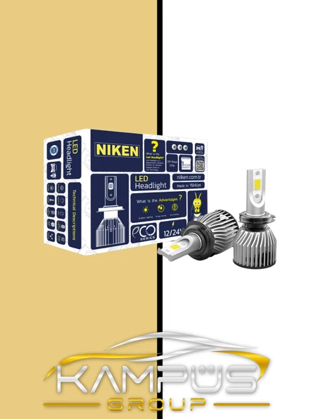 NİKEN ECO H7 LED XENON