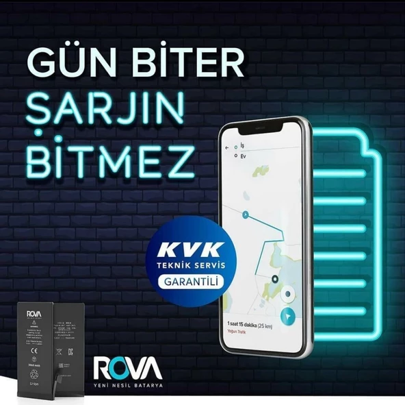 CEPTELBATIP13ROVA CEP TEL BATARYA İPHONE 13 PRO ROVA GARANTİLİ