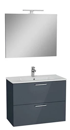 HİLTON BANYO DOLABI - MIA 80 ANTRASİT GRİ