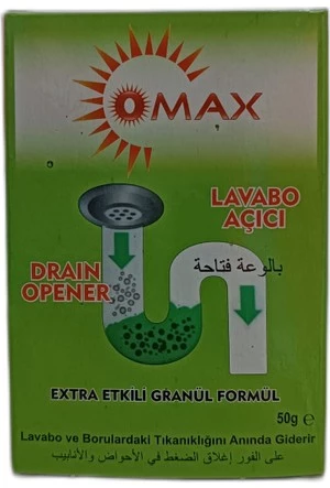 OMAX LAVABO AÇICI 50 gr