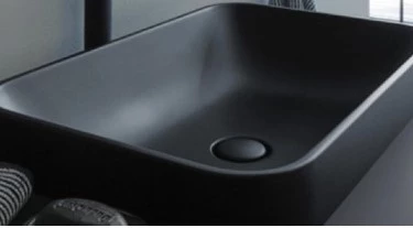LOFT ÇANAK LAVABO 40X60cm TURAVİT - MAT SİYAH