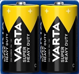 VARTA SUPER HEAVY DUTY -  ORTA PİL 2Lİ PAKET