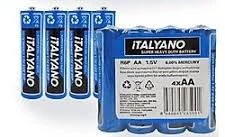 İTALYANO AA 1,5 V KALEM PİL 4 LÜ PAKET