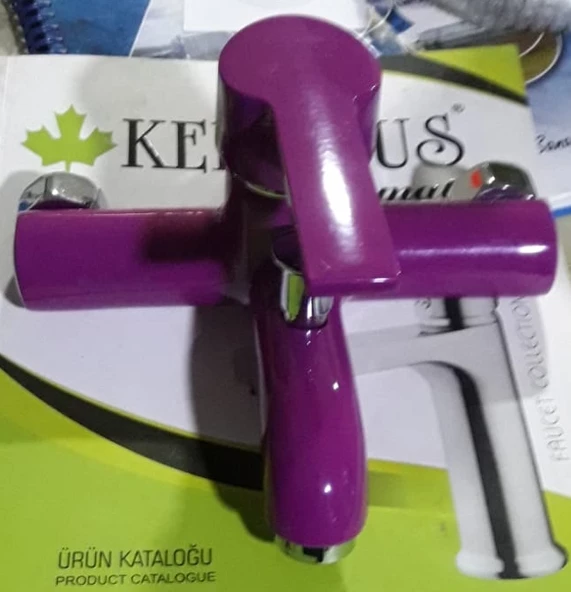 KERASUS RUBY SERİSİ - MİX BANYO BATARYASI ( R03 MOR ) 35Ø - 4