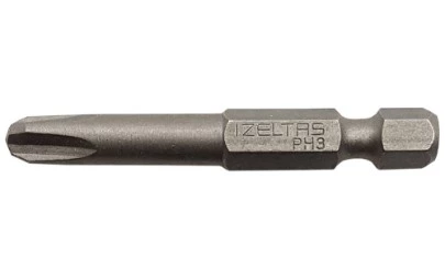 İZELTAŞ PH3 x 50 mm BİTS YILDIZ UÇ - MATKAP VİDA SIKMA UCU