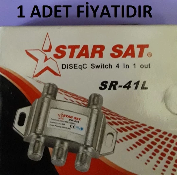 TEKNOMAX & STAR SAT DİSEqC 4 LÜ ( 1 ADET FİYATIDIR )