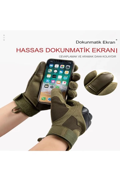 Profesyonel Korumalı Motosiklet Eldiveni Su Rüzgar Geçirmez Elastik Üs Kalite Malzeme Siyah - 3