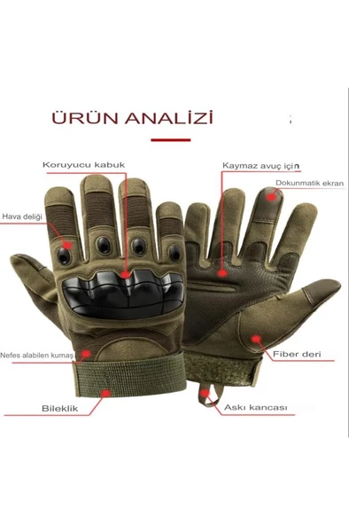 Profesyonel Korumalı Motosiklet Eldiveni Su Rüzgar Geçirmez Elastik Üs Kalite Malzeme Siyah - 2