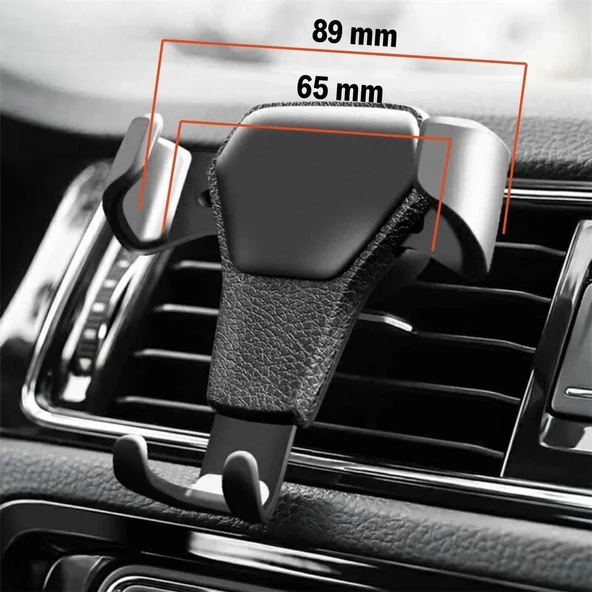 BUFFER®  Araç İçi Klima Izgarasına Takılabilen Plastik Oto Telefon Tutucu Gravity - 3