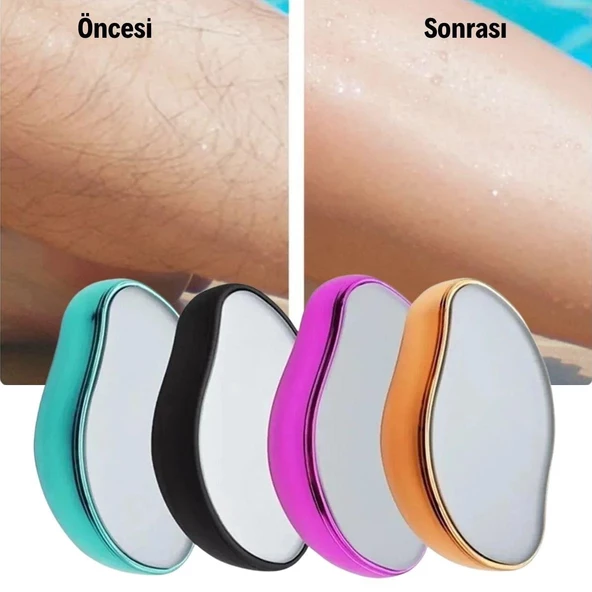 BUFFER®  Acısız,Ağrısız Manuel Tüy Dökücü Kristal Epilatör Tüy Silgisi Epilasyon - 4