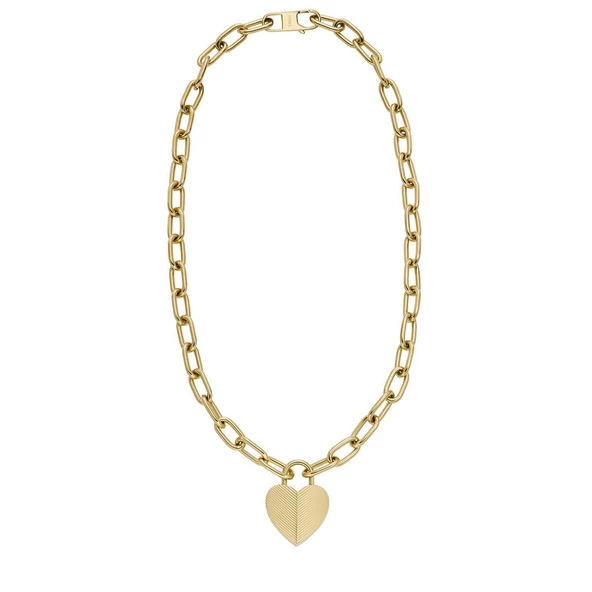 Fossıl JF04656-710 Kalpli Kadın Kolye ürün görseli