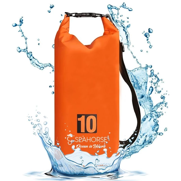 Sea Horse Su Geçirmez Çanta 10 Lt Turuncu - 2