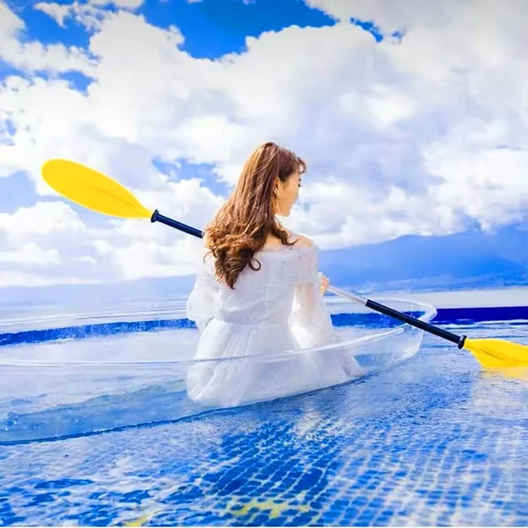 Sea Horse Şeffaf Kano Tek Kişilik - 3