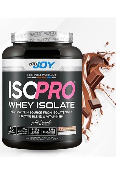 BigJoy ISOPRO Isolate Protein 1098 gr Çikolatalı