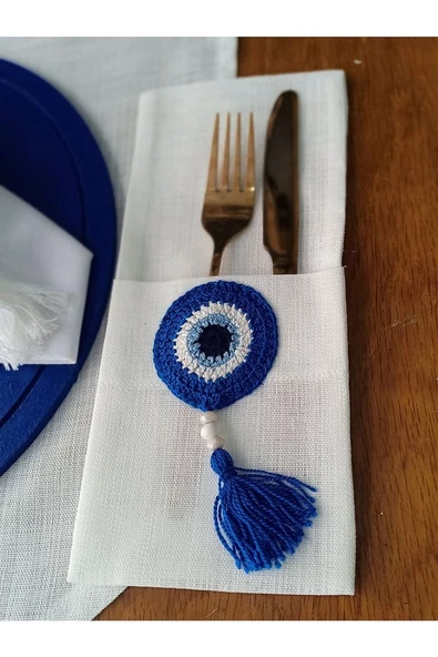 El Örgüsü Çatal Kaşıklık, Tığ İşi Runner - Ranir Nazar Çatal Kaşıklık - 2