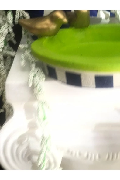 Kuş Detaylı Naturel Tabak - 4