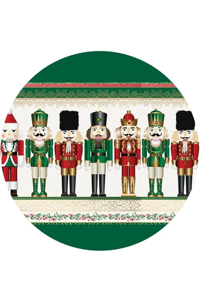 Nutcracker - Kurşun Asker 2'li Yeşil Kumaş Supla