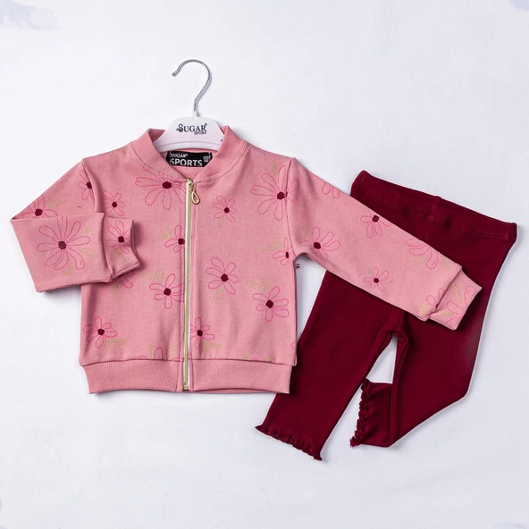 Kız Çocuk Hırka Tayt Takım BGL-ST03666 - 2