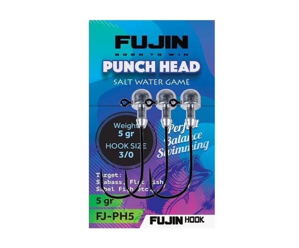 FUJIN Punch Head FJ-PH #3/0 Jighead - 3