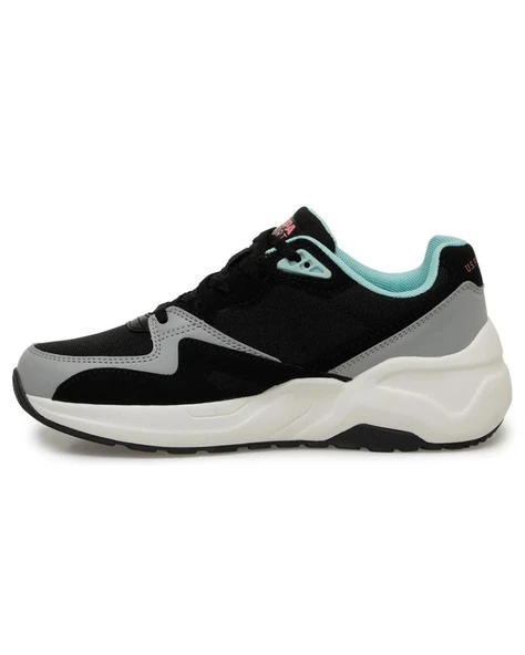 U.s. Polo Assn. Husky Wmn 4Fx Kadın Siyah-Pembe Sneaker Ayakkabı - 3