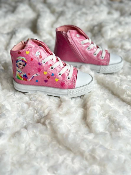 GALA kız çocuk elsa baskılı  converse ayakkabı - 4