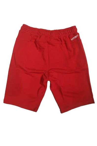 Umbro Bold - Erkek Kırmızı Pamuklu Şort - TE0105 - 2