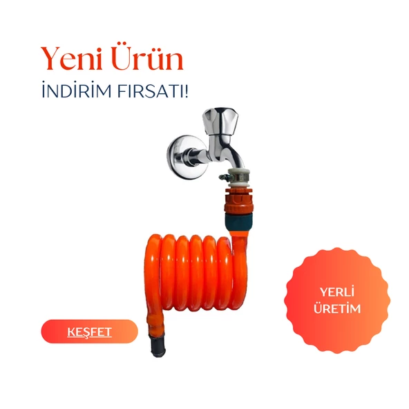 Plasyay Spiral Modern Wc Hortum Seti - 5