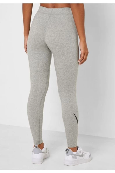 Sportswear Swoosh Leg-a-see Kadın Gri Tayt Db3896-063 - 5