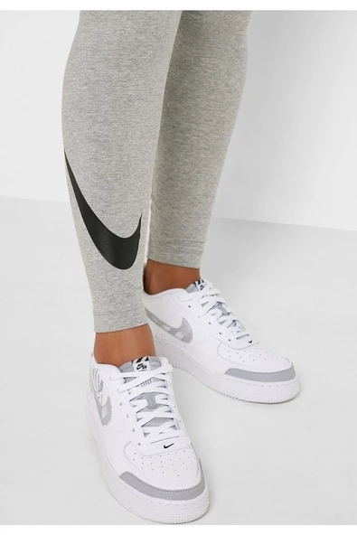 Sportswear Swoosh Leg-a-see Kadın Gri Tayt Db3896-063 - 3