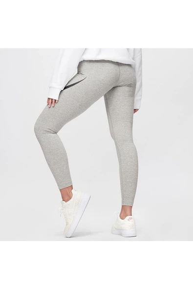 Sportswear Swoosh Leg-a-see Kadın Gri Tayt Db3896-063 - 4