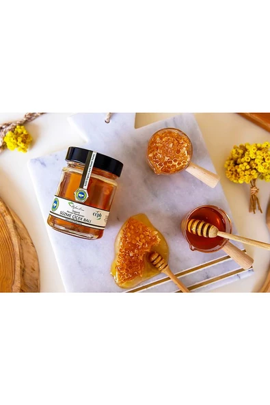 Organik Pervari Karakovan Süzme Çiçek Balı 350 G - 2