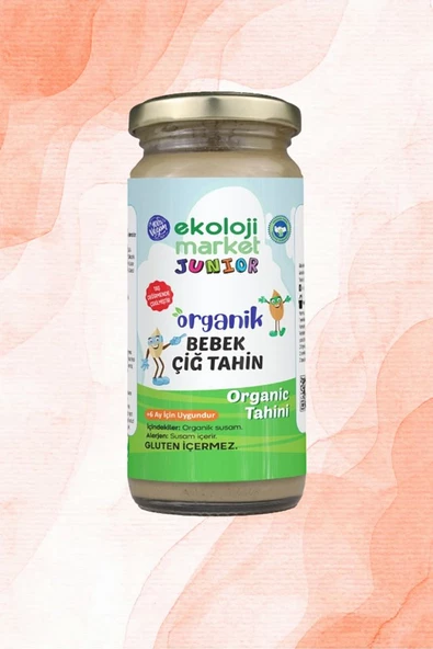 Organik Çiğ Tahin 230 gr + Organik Sebzeli Burgu Makarna 250 gr - 2