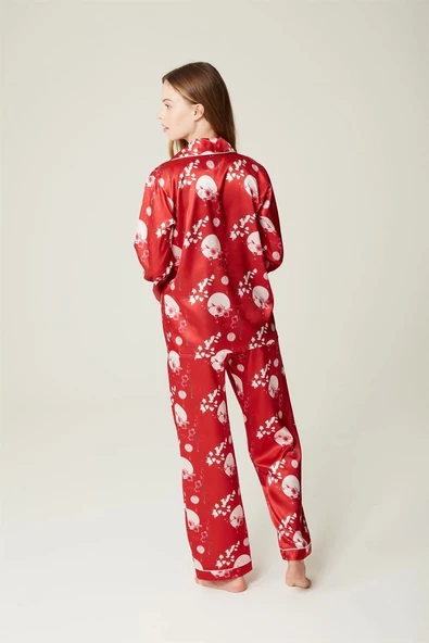 Pijama Takım Saten Estee 2'li Takım - 3