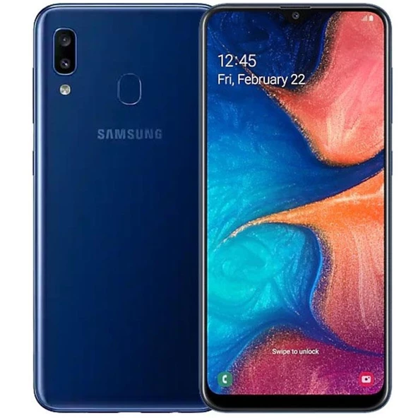 Yenilenmiş Samsung Galaxy A20 32GB A Grade Yenilenmiş Cep Telefonu (12 Ay Garantili)