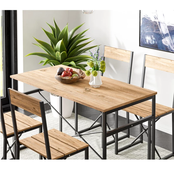 Eportatif Atlantik Mutfak Masası Yemek Masası Takımı 1004 - 3