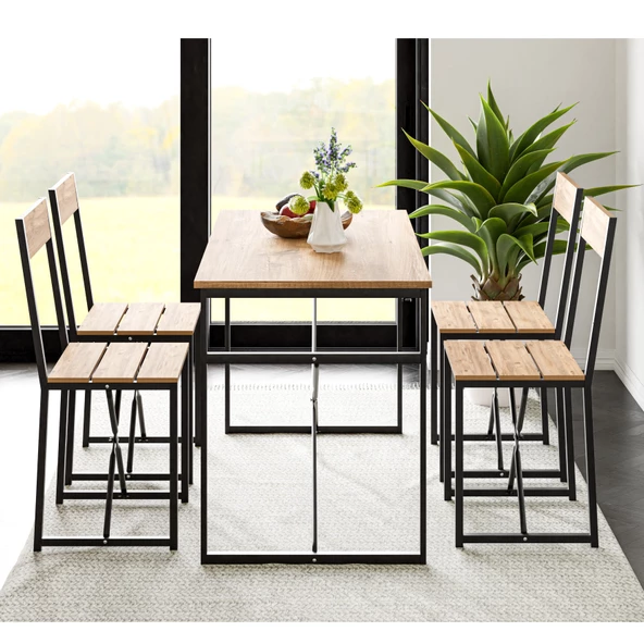 Eportatif Atlantik Mutfak Masası Yemek Masası Takımı 1004 - 2