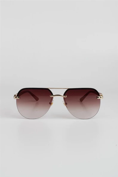 Max Polo Kahverengi Degrade UV400 Filtre Erkek Güneş Gözlüğü G24MP15156R06 - Resim 2