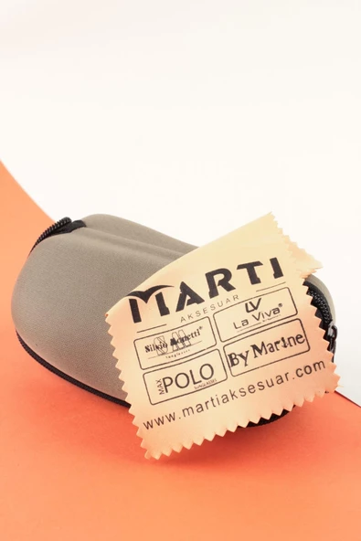 Fermuarlı Gözlük Kılıfı Haki - Resim 5