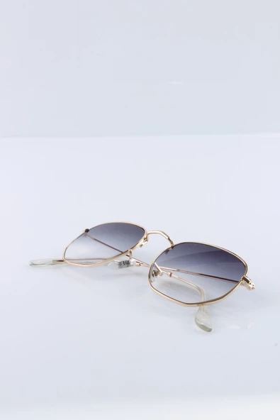 UNISEX SİYAH ALTIN UV400 GÜNEŞ GÖZLÜĞÜ SILVIO MONETTI - 3SM3548R004 - Resim 5